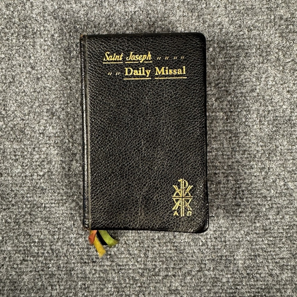 Vintage 1956 Saint Joseph New Daily Missal Confraternity Catholic Prayer Book